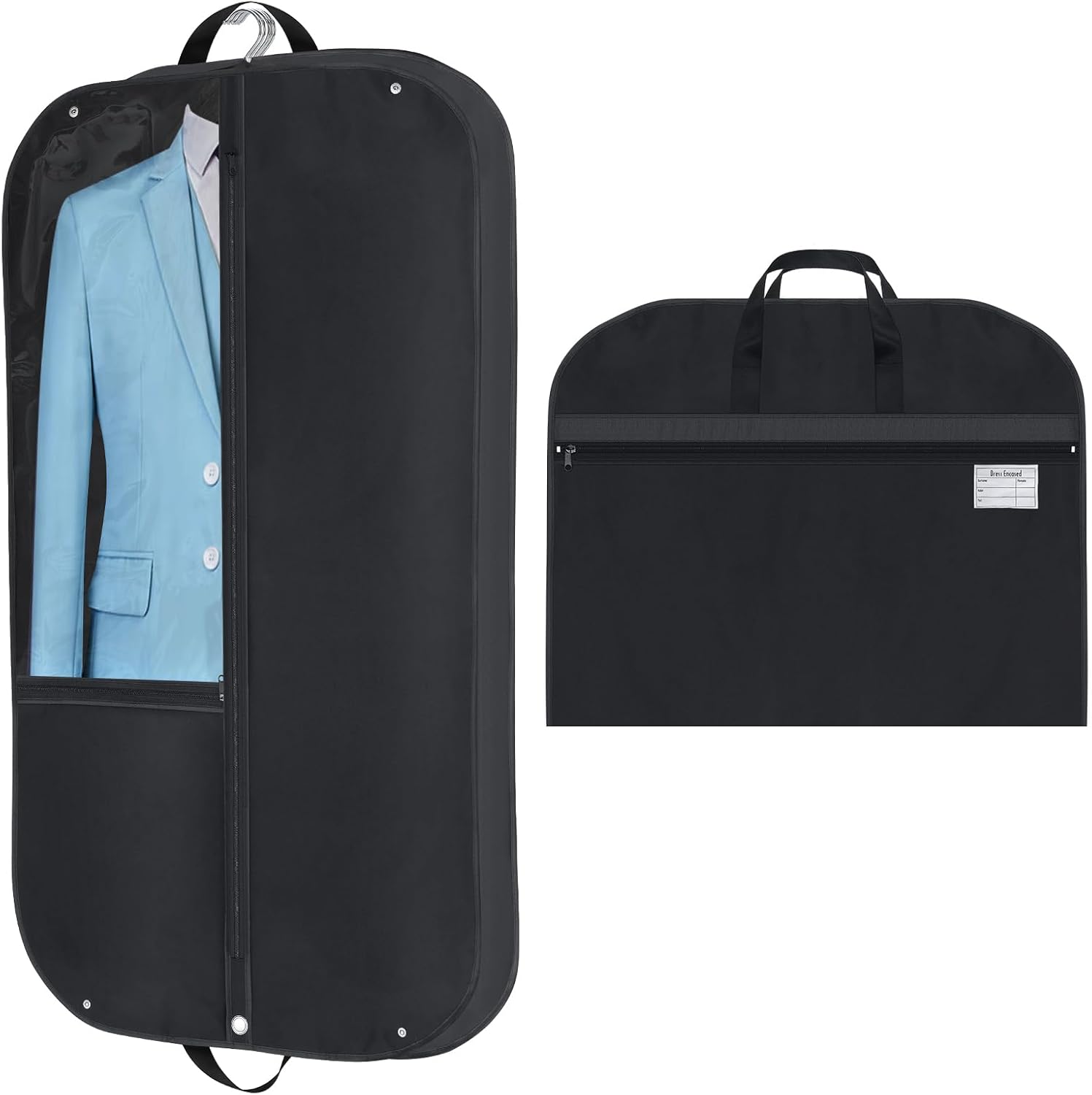 Travel Clothing Bag Waterproof Suit Cover with Pockets - Luxicro