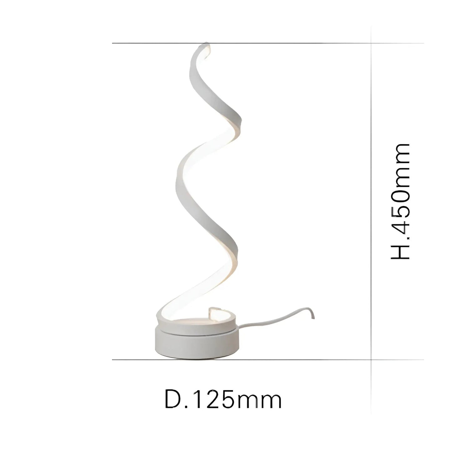 Bright Spiral LED Desk Light - Eco Friendly & Adjustable