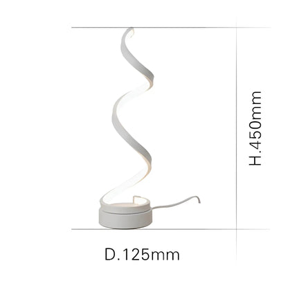Bright Spiral LED Desk Light - Eco Friendly & Adjustable
