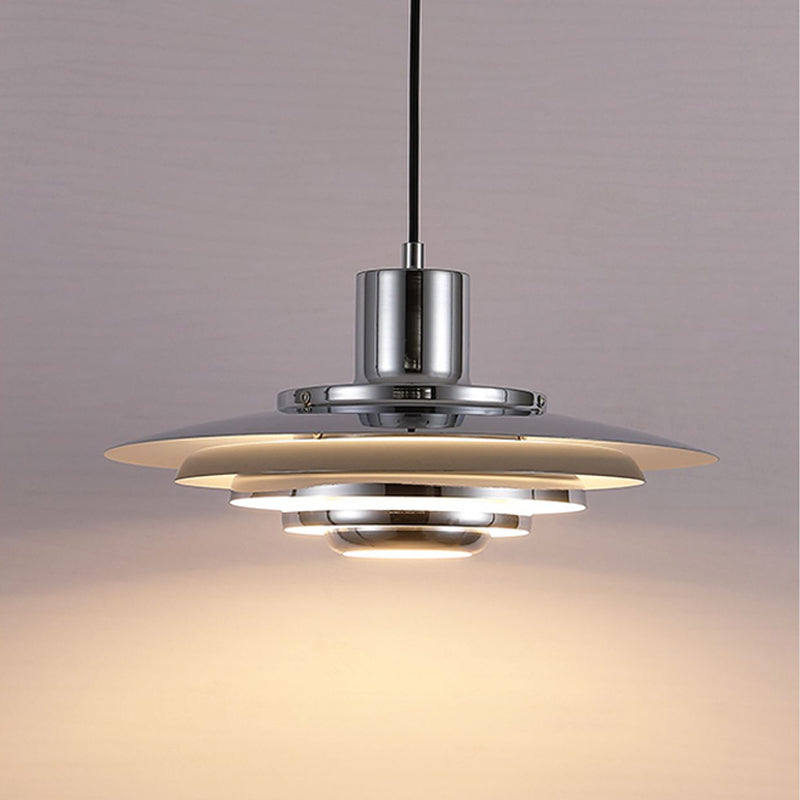 Sleek Metal Hanging Light Fixture