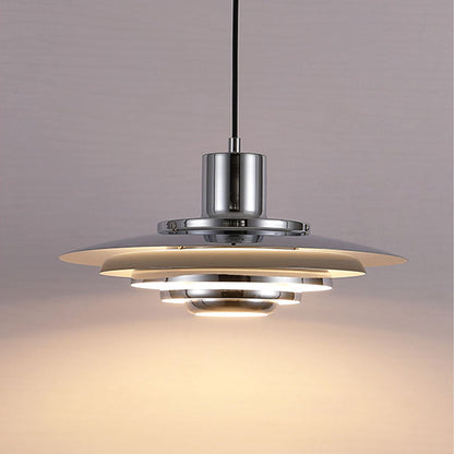Sleek Metal Hanging Light Fixture