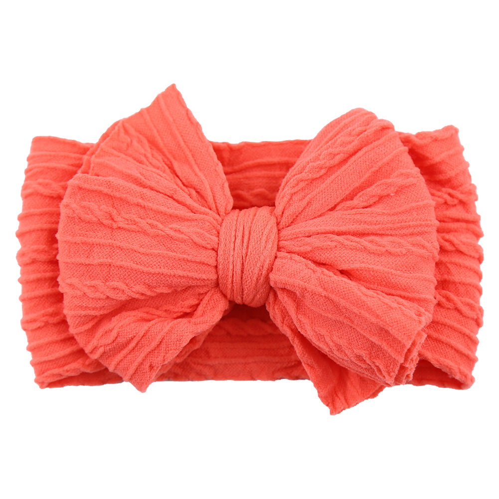 Girls Cute Nylon Bow Hair Band