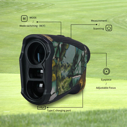 Accurate Digital Distance Meter 1000m Water Resistant Outdoor