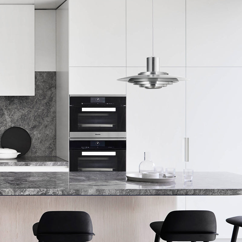 Sleek Metal Hanging Light Fixture