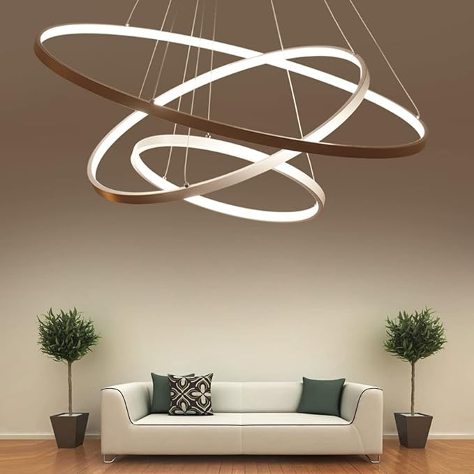 Round Sparkling Chandelier Lamp